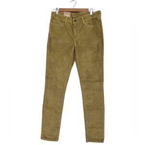 Levi's 711 Skinny sz 29x30 Carmel Tan Midrise Corduroy Neutral Slimming Pants
